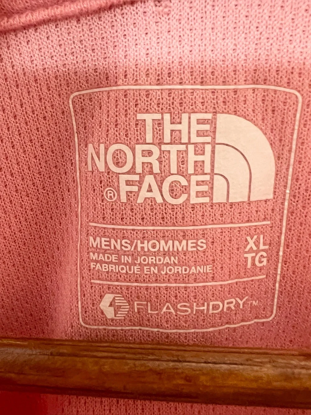 The North Face Salmon Pink Flash Dry Polo Shirt Size XL Moisture Wick Summer
